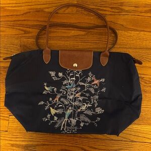 Longchamp Birds of Paradise Large Le Pliage